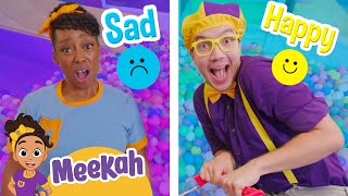 Happy Blippi Vs. Sad Meekah | Educational Videos for Kids | Blippi and Meekah Kids TV