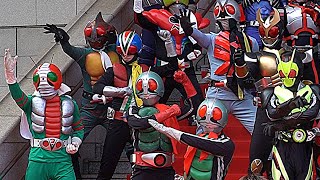 仮面ライダー35人が集合　生誕50周年で企画展