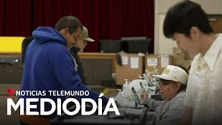 Electores en California acuden a los centros de votación | Noticias Telemundo