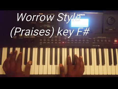 Piano Tutorial On Worrow Style Of Africa(Nigeria Praises Key F#) - YouTube