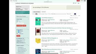 Oxford Reference - How To Navigate