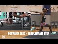 Jump Ability - Forward Sled Push/Penultimate Step