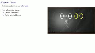 Keyword Ciphers