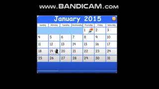 Starfall Calendar: January 2015 Calendar.