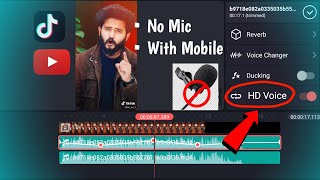 🔥Record & Edit your Voice in Hd Quality in Mobile without Mic | How to edit Audio for Tiktok/Youtube