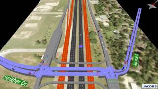 I-45 Central Walker County Proposed Traffic Simulation Video