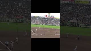 専大松戸 上迫田 優介くん素晴らしいバントヒットを放つ 〜春のセンバツ甲子園 専大松戸 対 高知　2023年3月27日