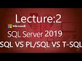 SQL vs PL/SQL Vs T-SQL VS SQL-Azure