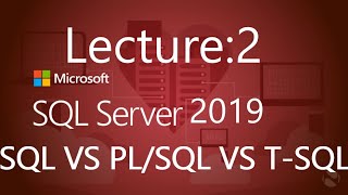 SQL vs PL/SQL Vs T-SQL VS SQL-Azure