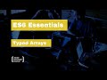 ES6 Essentials 21: Typed Arrays