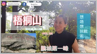 ［深圳最高峰］深圳梧桐山(鵬城第一峰)｜海山站｜碧桐道｜天池｜好漢波｜深圳電視塔｜登雲道｜梧桐山南站(終點)｜全程13.69公里 | 時間5小時48分鐘35秒 | 特別同行：小B(葉籽)