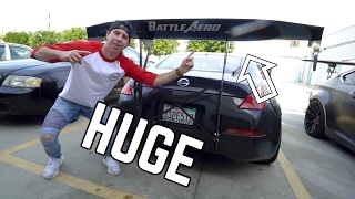 Picking Up My New Spoiler! BIG WING!