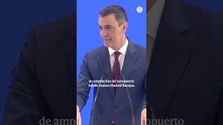 Pedro Sánchez presume en Fitur de la ampliación del aeropuerto de Barajas