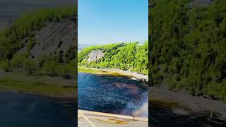 Montmorency falls in Quebec