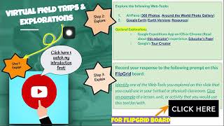 WebQuest Topic Introduction: Virtual Field Trips & Explorations
