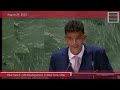 Elias Taouli - UN Youth Statement for International Day Against Nuclear Tests