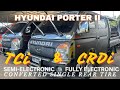 TWIN UNITS Hyundai Porter - Matte Grey Converted single tire