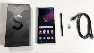 Galaxy S22 Ultra Unboxing: Phantom Black! (Samsung S22 Ultra)