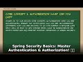 Master Spring Security Basics in Java: Authentication & Authorization Explained! 🛡️🔐