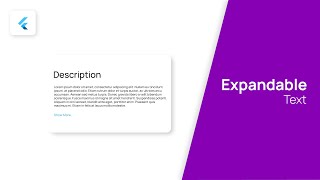 Expandable Text | Flutter