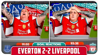 ROBBED! EVERTON 2-2 LIVERPOOL GOAL REACTIONS