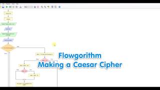 Flowgorithm - Caesar Cipher Part 2 - Decryption