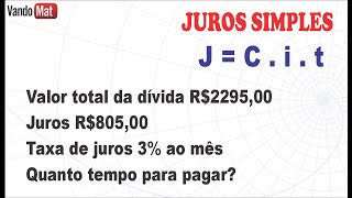 JUROS SIMPLES #encceja #enem #jurossimples