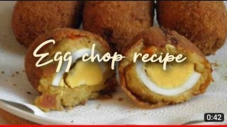 EGG CHOP RECIPE||HOW TO MAKE EGG CHOP IN A EASY WAY@easycookingideasvlogs @cooking kitchen