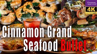 🦑🦐ඉරිදා දවල්ට Seafood Buffet එකකින් කන්න🦀🍤 | Cinnamon Grand Seafood Buffet | Budget Seafood buffet