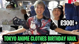 HUGE £300+ Anime Game T-shirt Birthday Haul from Tokyo Cospa