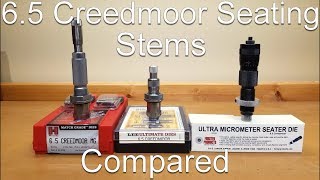 6.5 Creedmoor Bullet Seating Die Stem Comparison