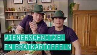 24Kitchen | Job & Perry’s wienerschnitzel en bratkartoffeln | Wat Eten We Vandaag? | Afl. 84