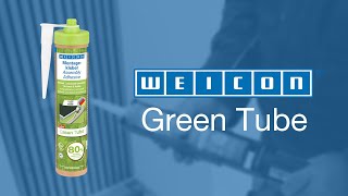 Attaching wood panels | WEICON Assembly Adhesive Green Tube | Sustainable packaging