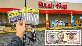 $50 Rural King Fishing CHALLENGE (Farm Store!!)