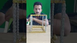 এটি ঠিকঠাক কাজ না করার কারণ কি কি হতে পারে? | Diy Newton Cradle | #diy #engineering #shorts