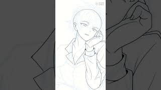 【ヒプノシスマイク(ヒプマイ)】碧棺左馬刻かいてみた#short #shorts #イラストメイキング