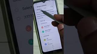 Merge and Remove Duplicate Contacts on Samsung Galaxy Phone #samsung #viral #android