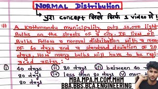 Normal Distribution & Probability Problems | The Normal Distribution, Clearly Explained