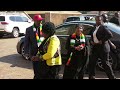 The First Lady Amai  Mnangagwa has arrived for the ZANU-PF Politburo meeting at the party's HQ