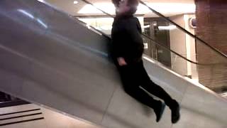 How to go up an escalator with no feet - Vehan Landman