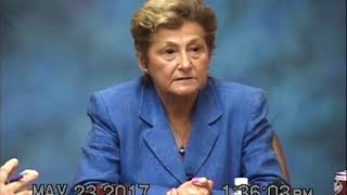 Martha Karolyi answers questions in a deposition regarding Larry Nassar