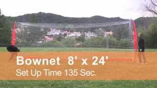 BOWNET 8 X 24 Soccer Goal Set Up