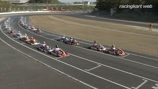 全日本カート選手権2018 FS-125 東西統一戦 2ndチャンスヒート