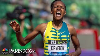 Faith Kipyegon caps off dominant season with record-setting 1500m at Prefontaine | NBC Sports