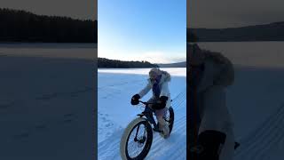 Fun Activities to Try on a Frozen Lake 🥶 #japantravel #hokkaido #shorts