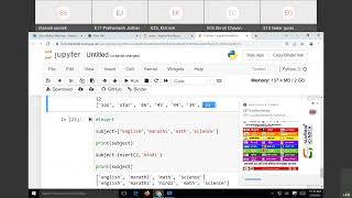 Python Programming Session-9 List datatype & basic operations on list