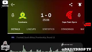 Sipho Mbule Fantastic Goal, Mamelodi Sundowns vs Cape Town Spurs update