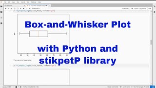 Python - Single Box-Plot with stikpetP