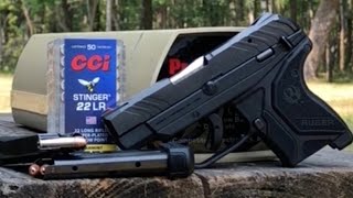 22 LR Holy Grail - CCi Stinger 32 grain Test Fired in the Ruger LCP II “Lite-Rack” 22 LR Pistol