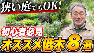 【必見】オシャレなお庭には必ずある!初心者でも管理が楽な低木8品種をご紹介!【植栽】